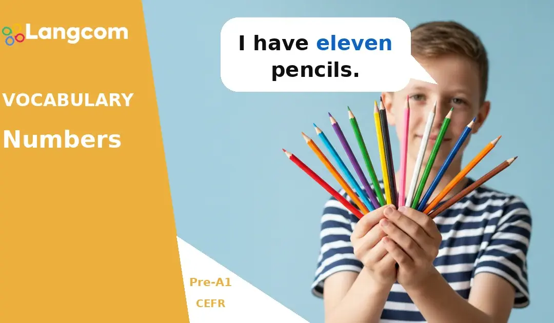 Learn English Numbers 11-20: Pre-A1 Vocabulary