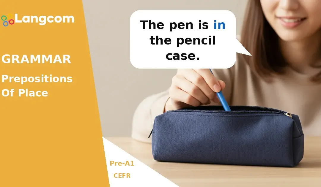 Learn Prepositions of Place: In, On, Under, Next to (Pre-A1 English)